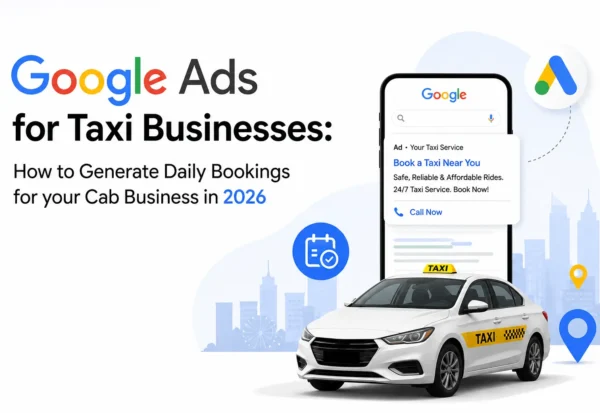 Google Ads for Taxi Businesses: Generate Daily Bookings for Your Cab Business in 2026
