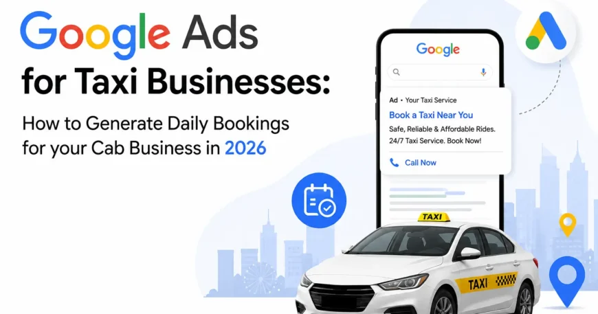 Google Ads for Taxi Businesses: Generate Daily Bookings for Your Cab Business in 2026
