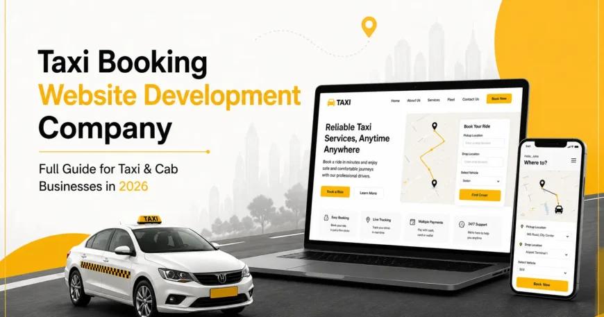 Taxi Booking Website Development Company for Modern Cab Businesses