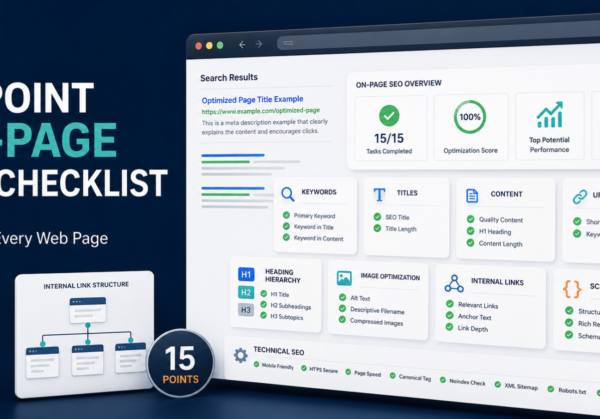 15-point on-page SEO checklist for optimizing every web page 15-point on-page SEO checklist for optimizing every web page