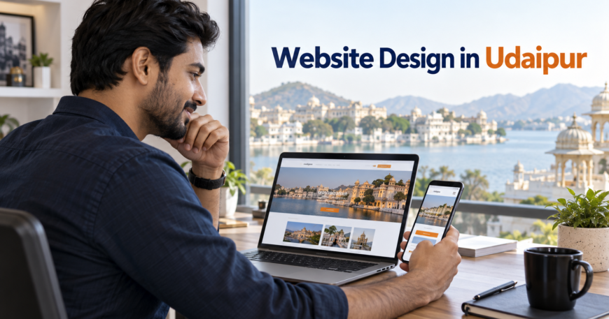 Website design in Udaipur for a local business