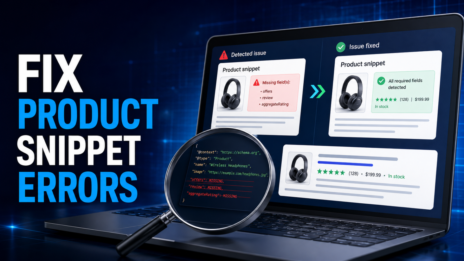 How to fix Product snippet errors in Google Search Console